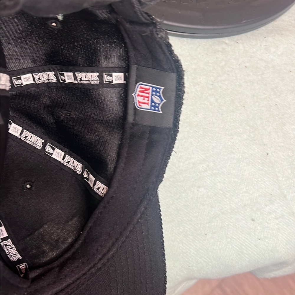Victoria’s Secret PINK x New Era NY Jets Black Sequin Cap – Glam NFL - Picture 7 of 8